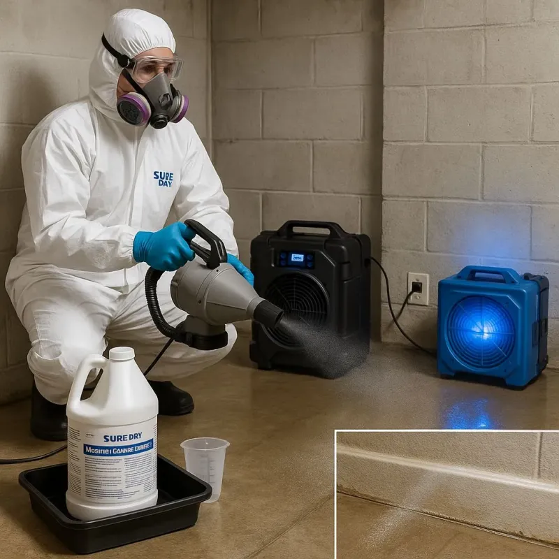 Sanitization and Odor Removal process in Spencerville, MD